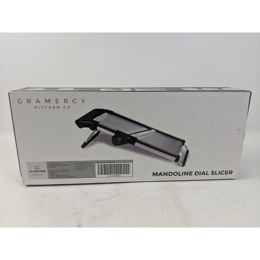 Gramercy Kitchen Co.  Adjustable Mandoline Food Slicer Open Box Minimal Use